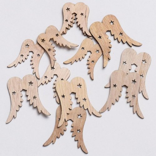 Drevené krídla natur 4,5x3,5  s/12