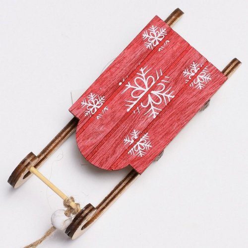 Drevené sánky čer. 13*4.5*4cm