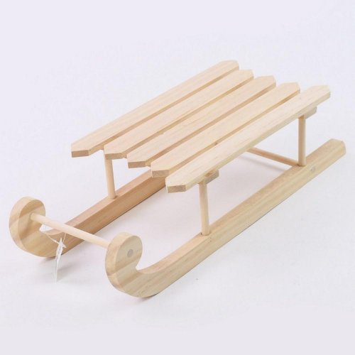 Drevené sane natural 40x15x10cm