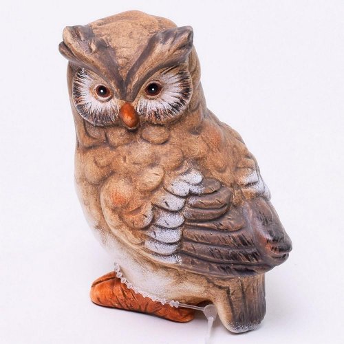 Sova hnedá  8*6.1*9.9cm - Jesenné dekorácie