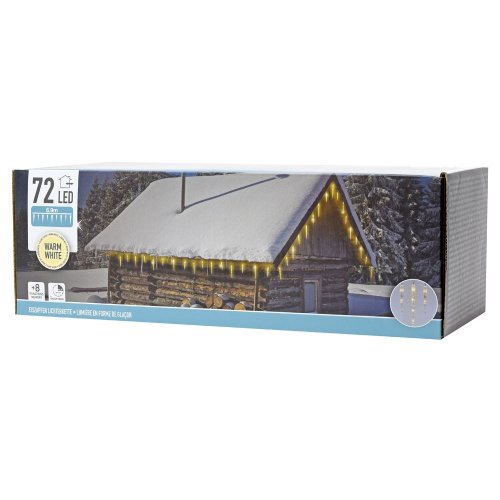 Led cencúle 72/ ww/ax8103120 - Vianočné osvetlenie