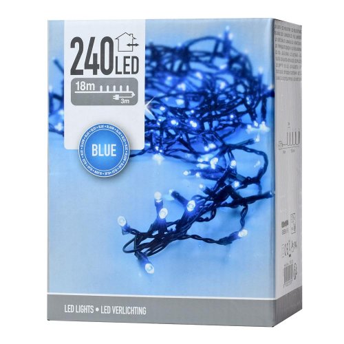 Led reťaz vian. 240 modrá out/ax8402540
