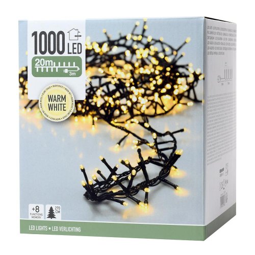 Led snake ledlight 1000/ ww 20m - Vianočné osvetlenie