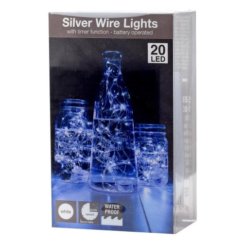 Silverwire 20l white bo timer - Vianočné osvetlenie