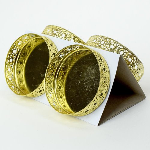 Bodce ornament zlaté s/4