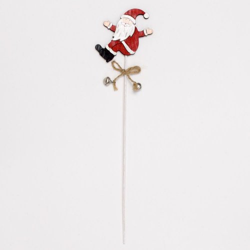 Zápich santa drevo 31x6x0,5cm - Vianočné dekorácie a ozdoby