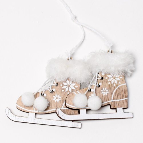 Záves korčule drevo natur 20x8x2cm