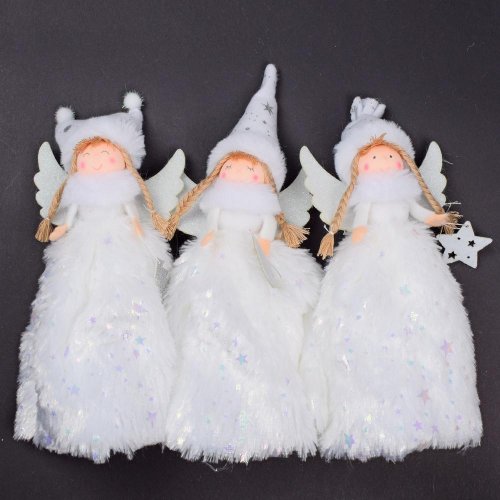 Anjel stojaci biela 23cm