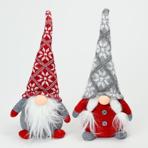 Škriatok látka 33cm mix - Vianočné dekorácie