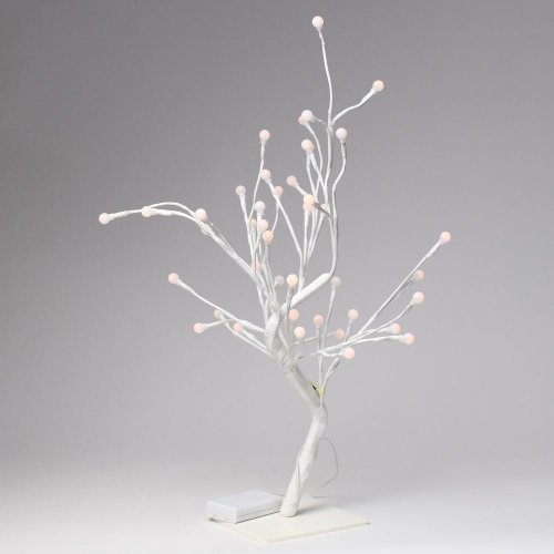 Strom led warm led žiarovky biely 42cm - Vianočné osvetlenie