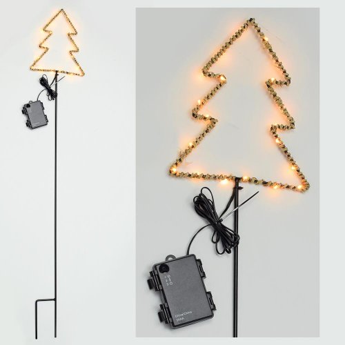 Zápich strom led kov 17x100cm - Vianočné osvetlenie