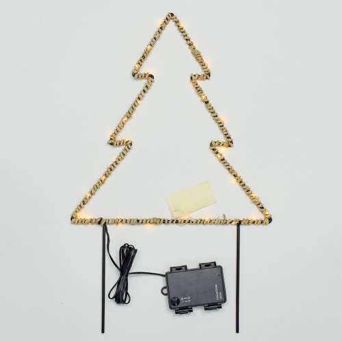 Zápich strom led kov 27,5x45,5cm - Vianočné osvetlenie