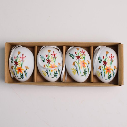 Záves vajíčka plast s/4 6cm - Veľkonočné vajíčka