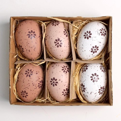 Vajíčka plast. s/6 6cm