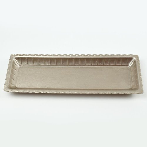 Tácka drevo mdf champagne 39,2x13,5x3cm