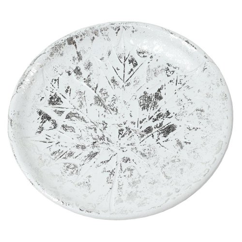 Tácka drevo mdf biel/strieb 29,3x3,3cm