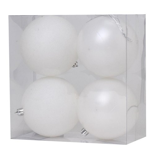 Gule vian. plast s/4 10cm biele mix2