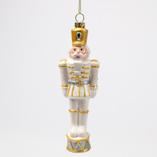 Vojačik záves biely 15,1cm