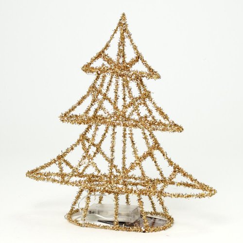 Stromček 20led 30cm zlatý