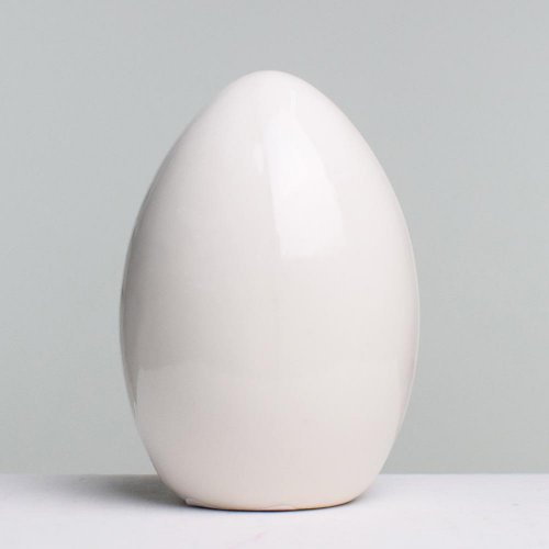 Vajce porcelán biele 5x5x7