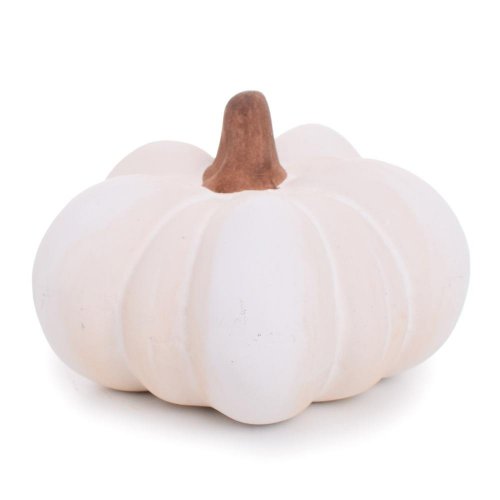 Tekvica biela ker.8.2x8x5.5cm