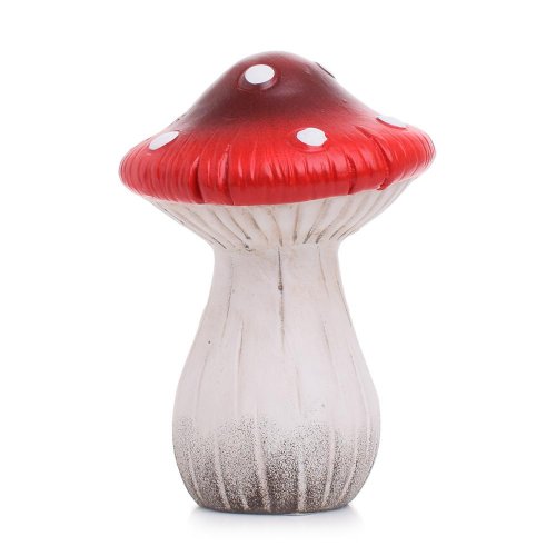 Muchotrávka keramika 7.5x7.5x11 - Jesenné dekorácie