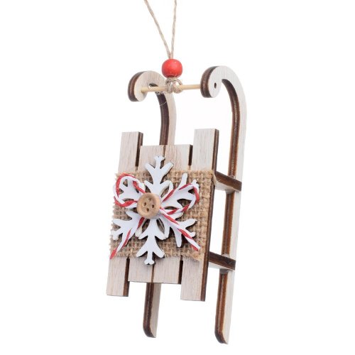 Záves sánky drevo nat 22*4.5*5.2cm