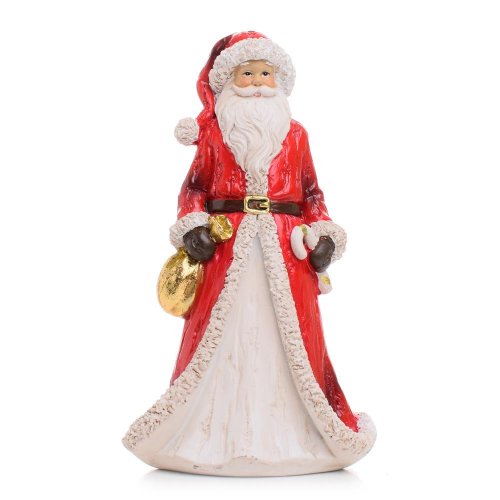 Santa s darčekom bie/čer poly 9.5*4.5*16