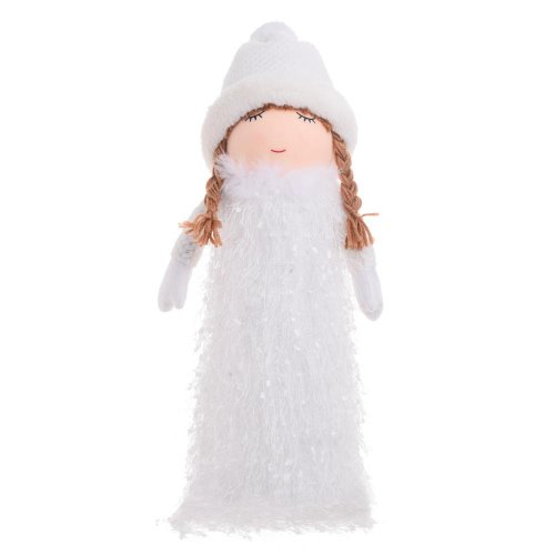 Dievčatko biele led 48cm