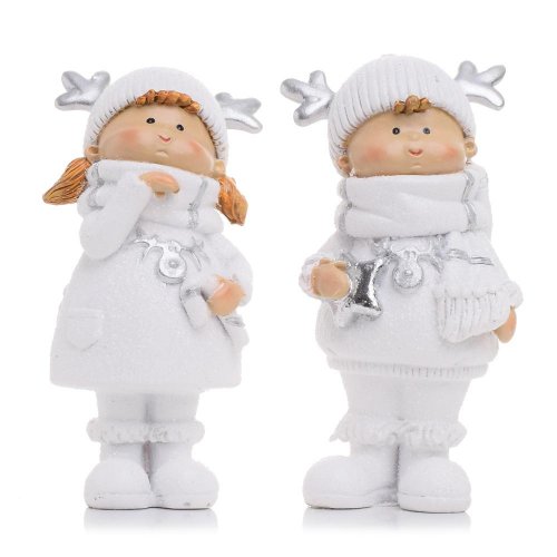 Deti s darčekmi mix/2 bie/str poly 5*4*10