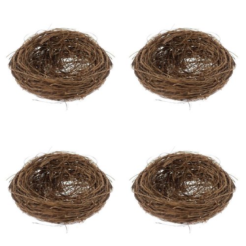 Hniezdo hnedé väčšie 9cm s/4