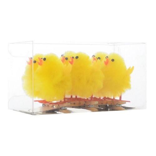 Kuriatka žlté so štipcom s/6 6cm