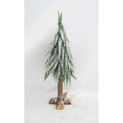 Umelý stromček na pni osnež.70cm