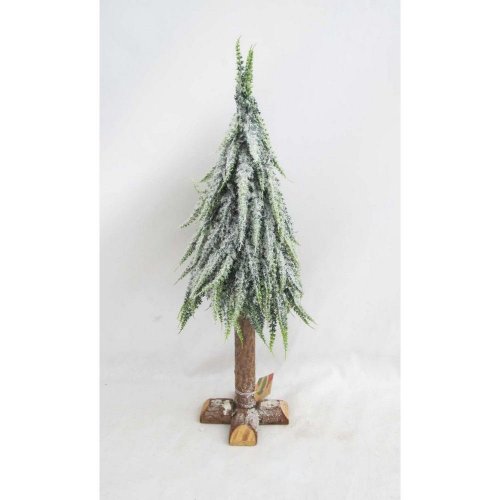 Umelý stromček na pni  osnež. 50cm