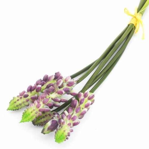 24flk01-0167 kytica muscari viaz.5ks/24cm gum - Umelé kvety