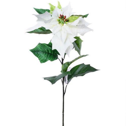 Ks poinsettia 72cm cr-01 biela