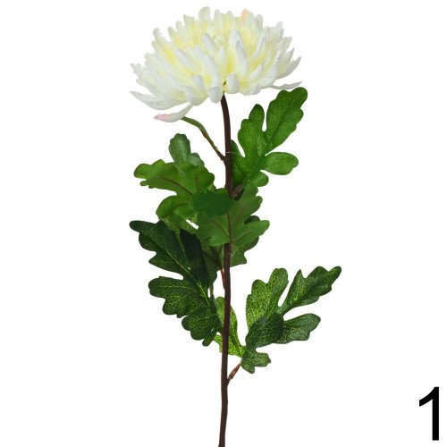 Ks chryzantéma biela 80cm - Umelé kvety