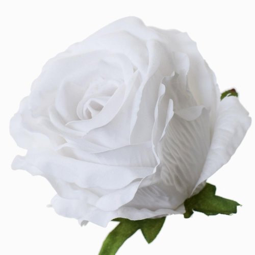 Hlava ruža červ.zamatová v:8cm priem:10cm bal:12ks