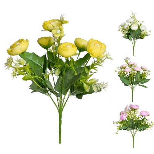 Kytica ranunculus 4f x6 30cm - Umelé kvety