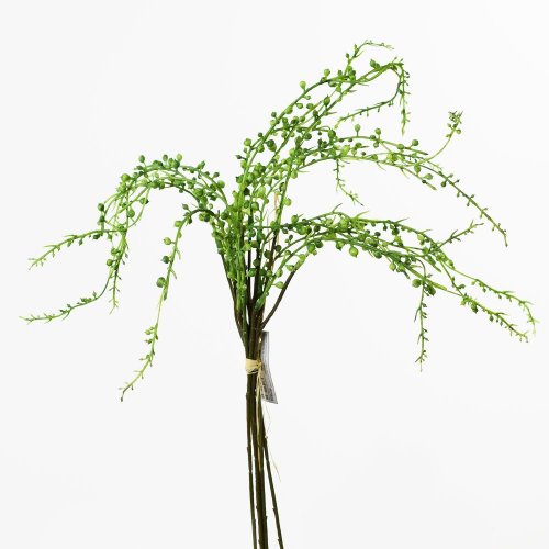 Vetva mini bobuľky bl.zelené 49cm - Umelé kvety