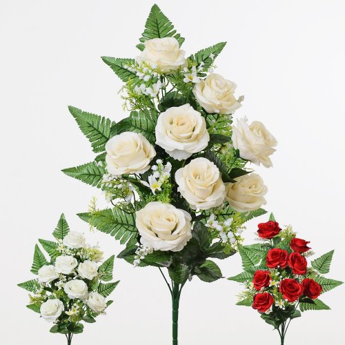 Kytica ruža 3f x14 55cm