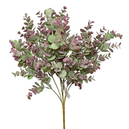 Zápich eucalyptus zelenofialový 42cm - Umelé kvety