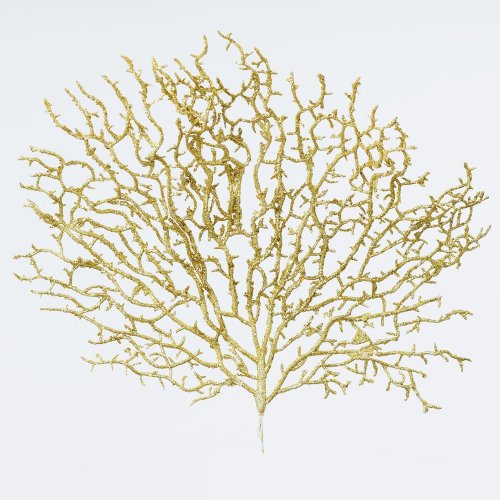 Konár zl./str. gliter 42cm - Umelé kvety