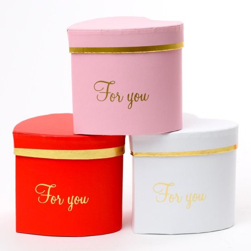 Darčeková krabička na kvety mix f 9,5x8,5x8cm