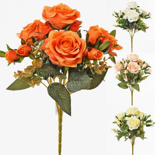 Kytica ruža 33cm 4f