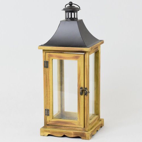 193fl/s lampáš drevo/kov-m 43x16x16cm - Lampáše