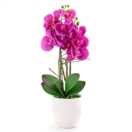 Orchidea v kvetináči 2výh. cycl.52cm - Umelé kvety