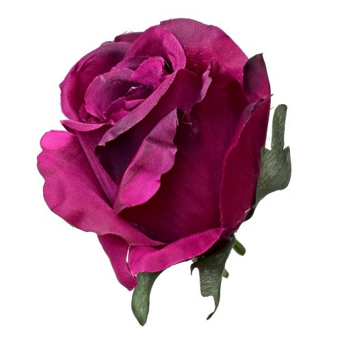 Hlava ruža fialová priem:8cm bal:12ks