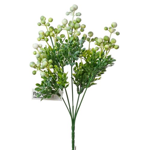 Zápich bobule biele 30cm