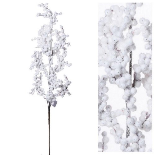 Konár bobuľa biely 70cm - Umelé kvety